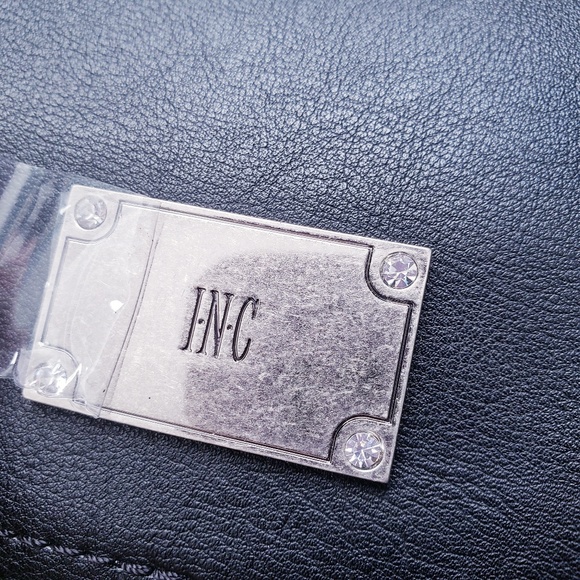 INC Vegan Leather Star Studded Tote Handbag - Picture 5 of 8